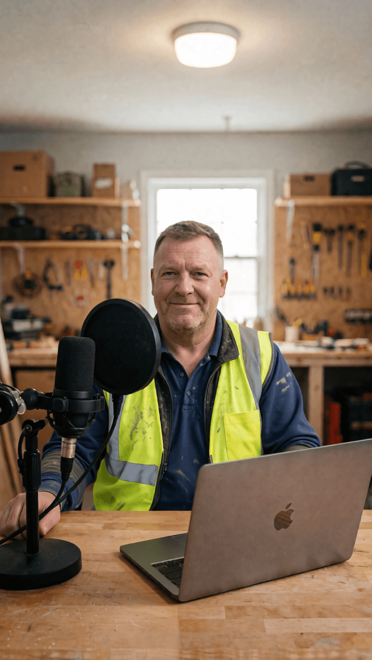 Pricify’s AI presenter Dave in his workshop